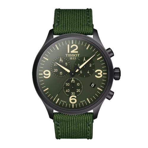 Tissot Chrono XL Quartz Green Dial Men's Watch - T116.617.37.097.00