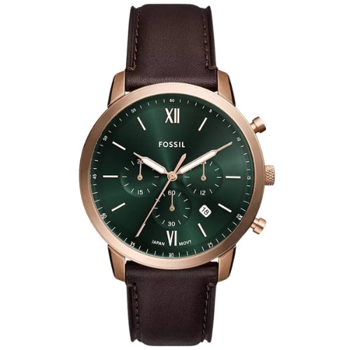 Fossil Neutra Chronograph Brown Leather Men's Watch - FS6073