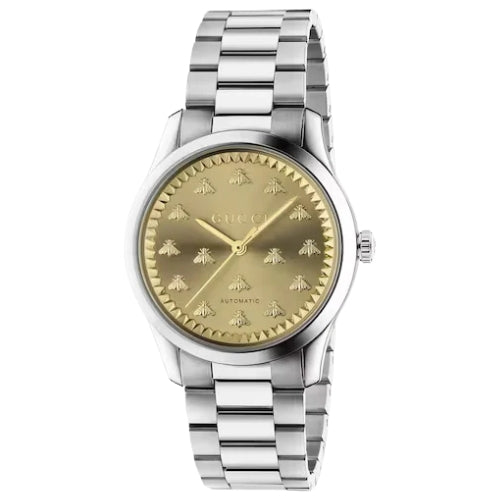 Gucci G-Timeless Automatic Champagne Dial Men's Watch YA1264191