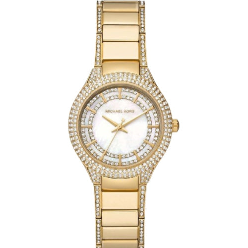 Michael Kors Mini Sylvia Pavé Gold-Tone Watch - MK4655