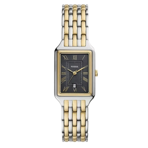 Fossil Raquel Two Tone Grey Dial Ladies Watch - ES5376