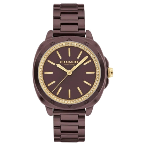 Coach Kitt Brown Ceramic Women Watch- 14504403