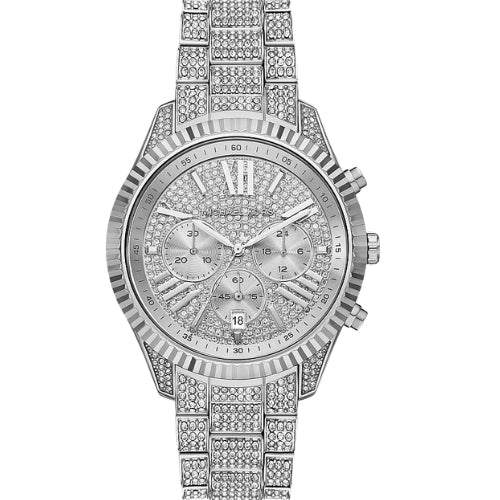 Michael Kors Lexington Quartz Silver Dial Analog Women's Watch MK4972
