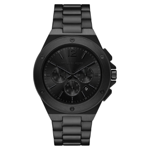 Michael Kors Quartz Black Dial Chronograph Stainless Steel Men Watch MKO1234