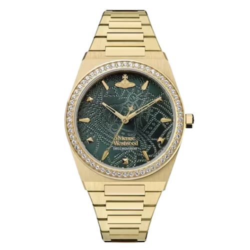 Vivienne Westwood Charterhouse 34mm Gold Ladies Watch - VV244GDGR