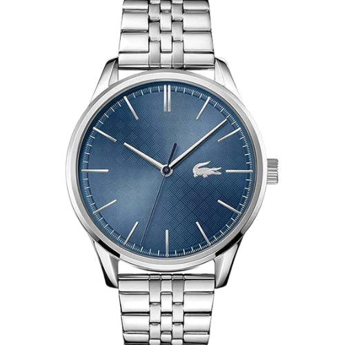 Lacoste Stainless Steel Contrast Dial Round Analog Watch for Men - 2011049