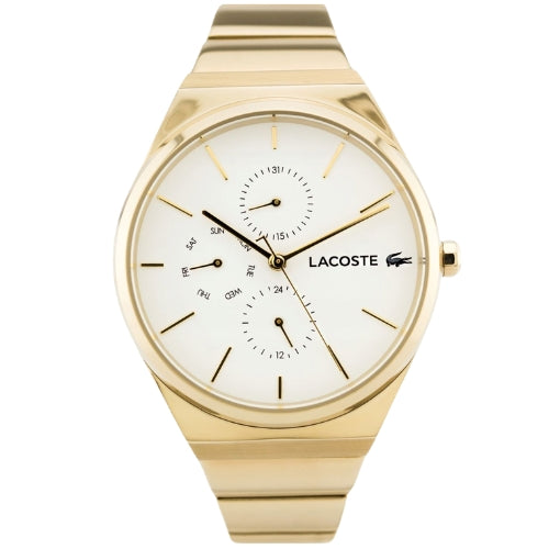 Lacoste  Stainless Steel White Quartz Men's Watch - 2001037
