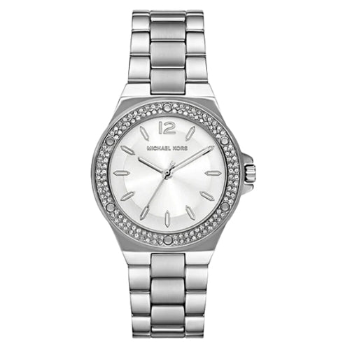 Michael Kors Lennox Pavé Silver-Tone Watch - MKO1188