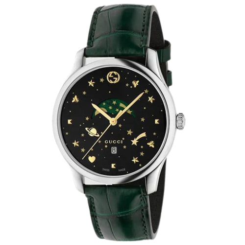 Gucci G-Timeless Automatic Black Dial Men's Watch YA126326