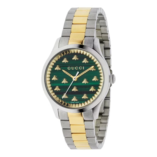 Gucci G-Timeless With Bee Motif 32mm, Women's Watch- YA1265042