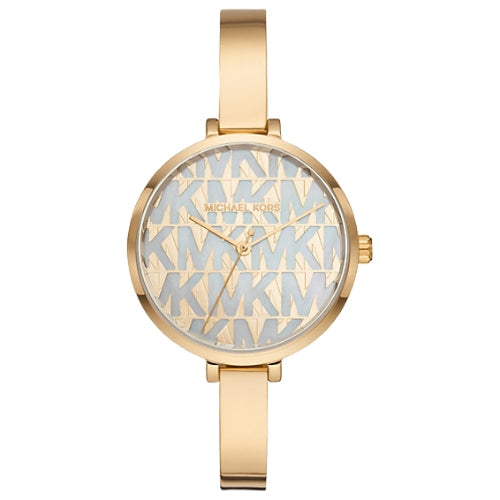 Michael Kors Naia Quartz Gold Dial Gold Steel Strap Watch for Women - MK4687