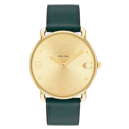 Coach Elliot Gold Leather Women's Watch - 14504202