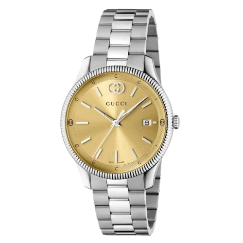 Gucci G-Timeless Quartz Gold Dial Unisex Watch YA1264234