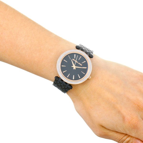 Michael Kors Darci Crystal Paved Black Dial Ladies Watch MK3407 - Watches of New Zealand #6