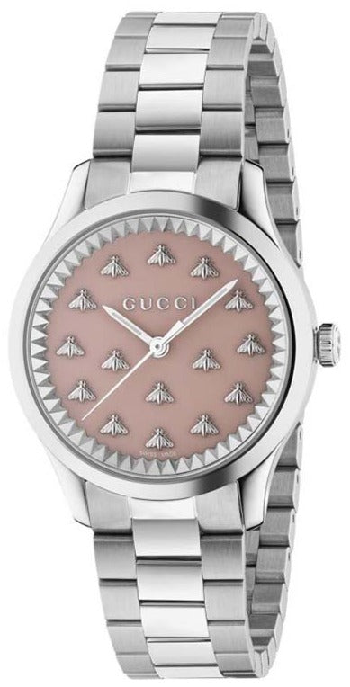 Gucci G-Timeless Pink Dial Women's Watch YA1265033